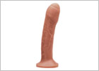 Tantus Uncut 2 Realistic Dildo with Foreskin - Cocoa - 15 cm