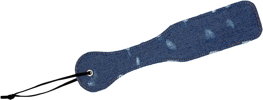 Ouch! spanking paddle in denim - Blue