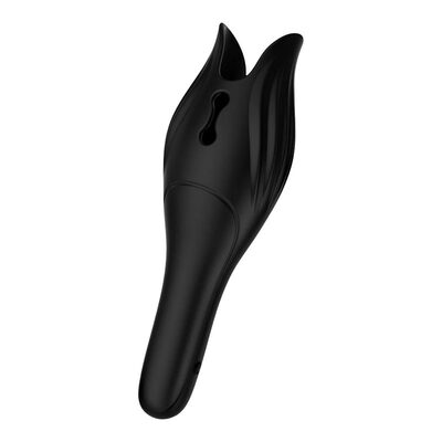 Teazers | Stimulateur de gland avec langue oscillante | Noir