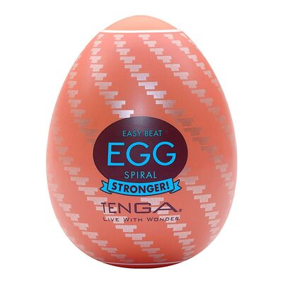 Tenga Egg Spiral | Masturbateur avec gaine fortement texturé