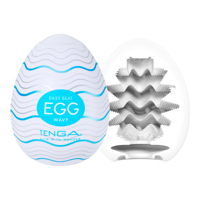 Tenga Egg Wavy | Masturbateur | Gaine de stimulation pour pénis