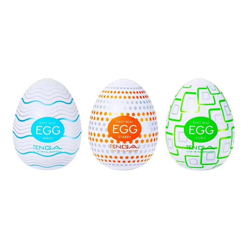 Tenga Egg Standard Masturbatoren - Auswahl 1 (3er-Pack)