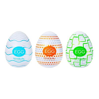 Tenga Egg Standard 3 Pack 1 | Sortiment mit 3 Masturbatoren Tenga Egg Standard 3 Pack 1 | Sortiment mit 3 Masturbatoren