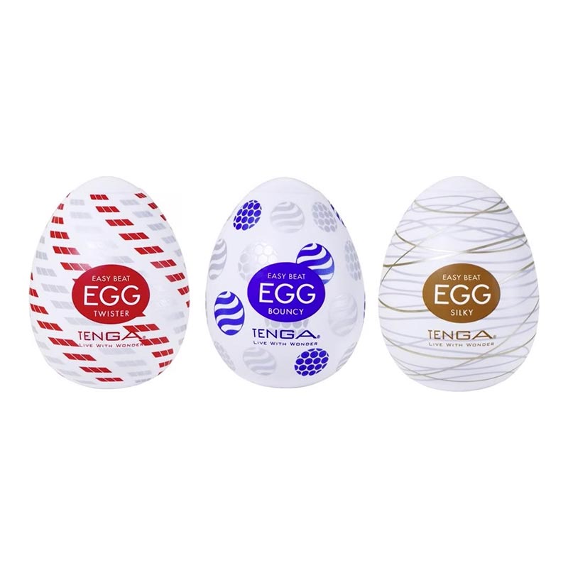 Tenga Egg Standard Masturbatoren - Auswahl 2 (3er-Pack)
