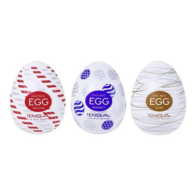 Tenga Egg Standard 3 Pack 2 | Sortiment mit 3 Masturbatoren