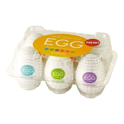 Tenga Eggs | Pack de 6 oeufs de masturbation Tenga | 1ère édition