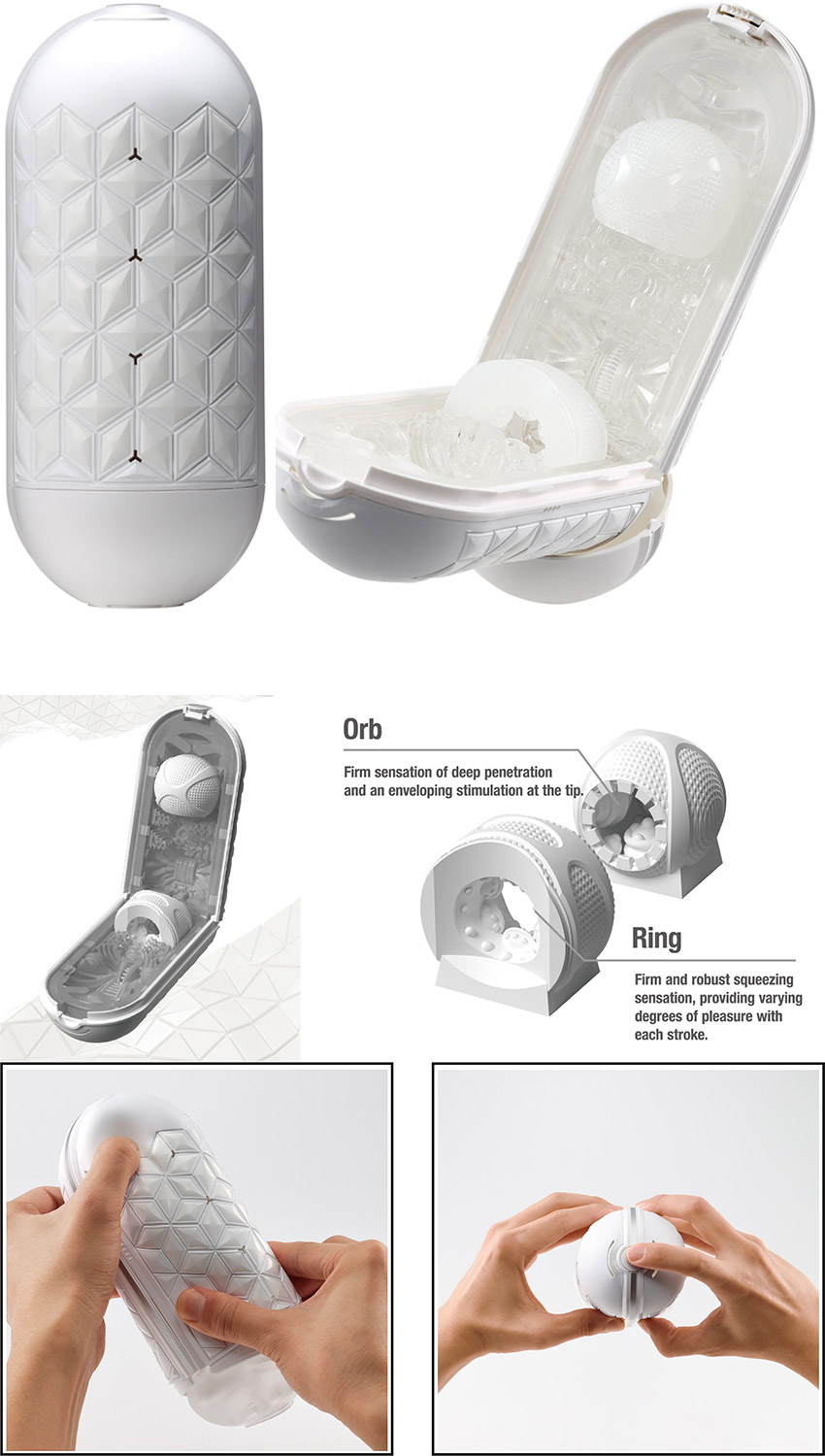 Tenga Flip Flexy Masturbator - Weiß