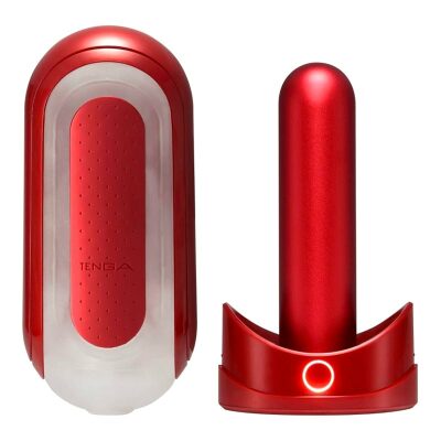Tenga Flip Zero Red Warming Edition | Masturbateur chauffant