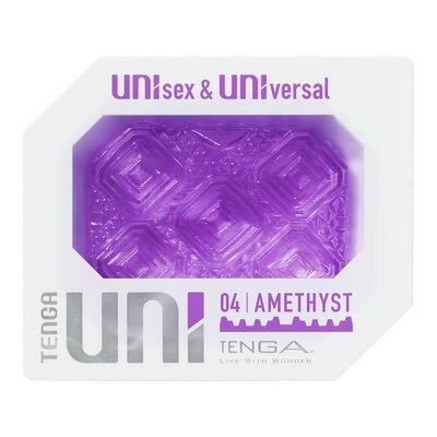 Tenga Uni 04 Amethyst | Masturbateur et stimulateur unisexe