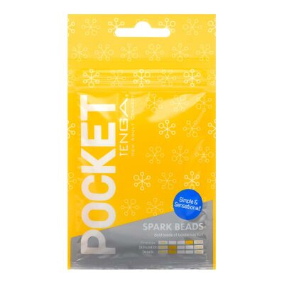 Tenga Pocket Spark Beads | Masturbateur pour homme | Ultra-compact
