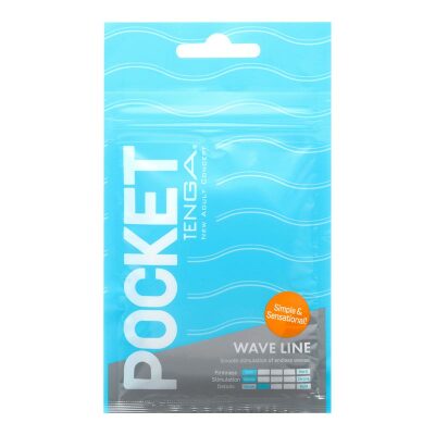 Tenga Pocket Wave Line | Masturbateur pour homme | Ultra-compact