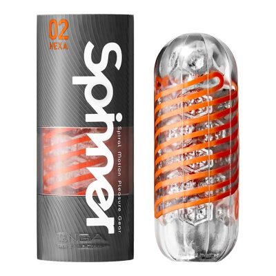 Tenga Spinner 02 Hexa | Gaine de masturbation souple | Effet rotatif
