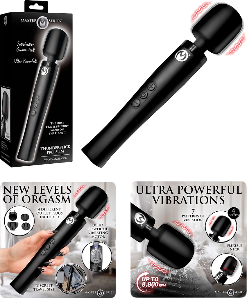 Master Series Vibrationsstab Thunderstick Pro Slim