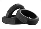 Tom of Finland Set of 3 silicone penis-rings - Black