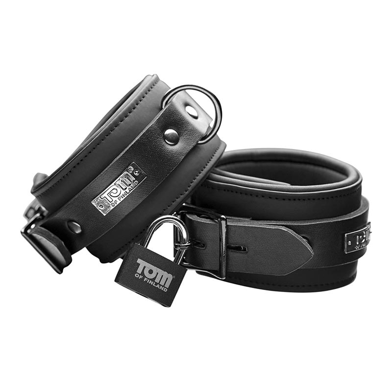 Tom of Finland sichere Handgelenkfesseln aus Neopren