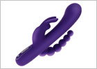 ToyJoy LoveRabbit Triple Pleasure Vibrator mit dreifacher Stimulierung