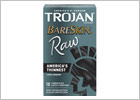 Trojan Bareskin Raw hauchdünnes Kondom (10 Kondome)