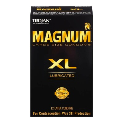 Trojan Magnum XL | Kondom entwickelt für grosse Penisse | 12 St.