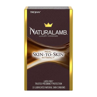 Trojan Naturalamb | Préservatif en boyau d'agneau | 10 préservatifs