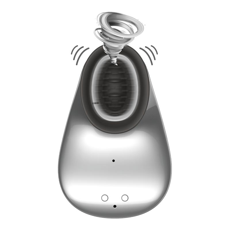 Twitch Innovation Klitorisstimulator (saugend + vibrierend) - Silber