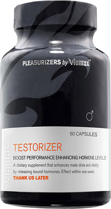 Viamax Testorizer testosterone booster for men (60 capsules)