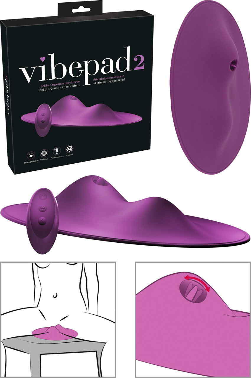Vibepad 2 vibrating and stimulating cushion for women