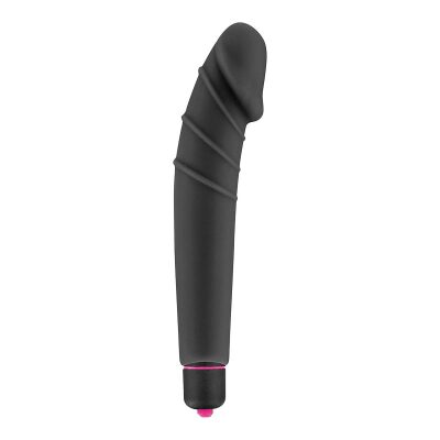 My First Yoo Hoo | Petit vibromasseur spécial point G | Nervuré | Noir