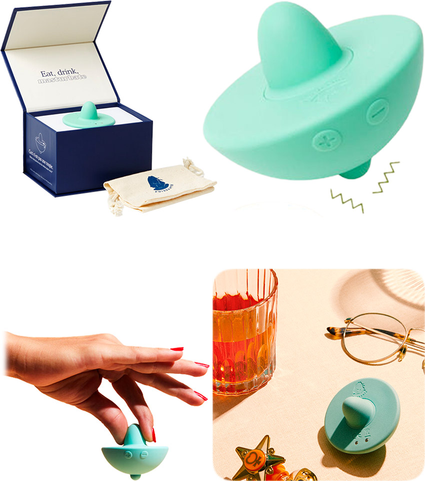 Puissante Toupie | Vibrator that stimulates the clitoris and labia