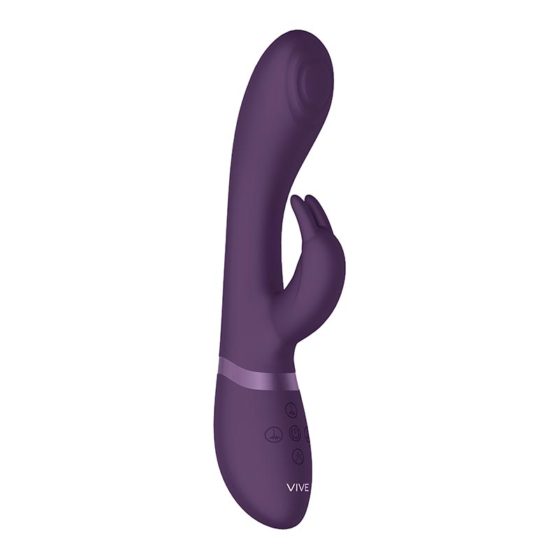 Vibromasseur rabbit avec pulsations Vive Cato