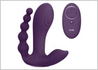 Vibromasseur triple stimulation Vive Kata (point G, clitoris et anus)
