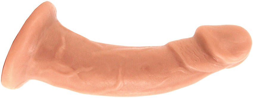 VixSkin Mustang Silikondildo - Beige - 16 cm