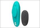 Stimulateur de clitoris vibrant et clipsable We-Vibe Moxie Plus - Turquoise