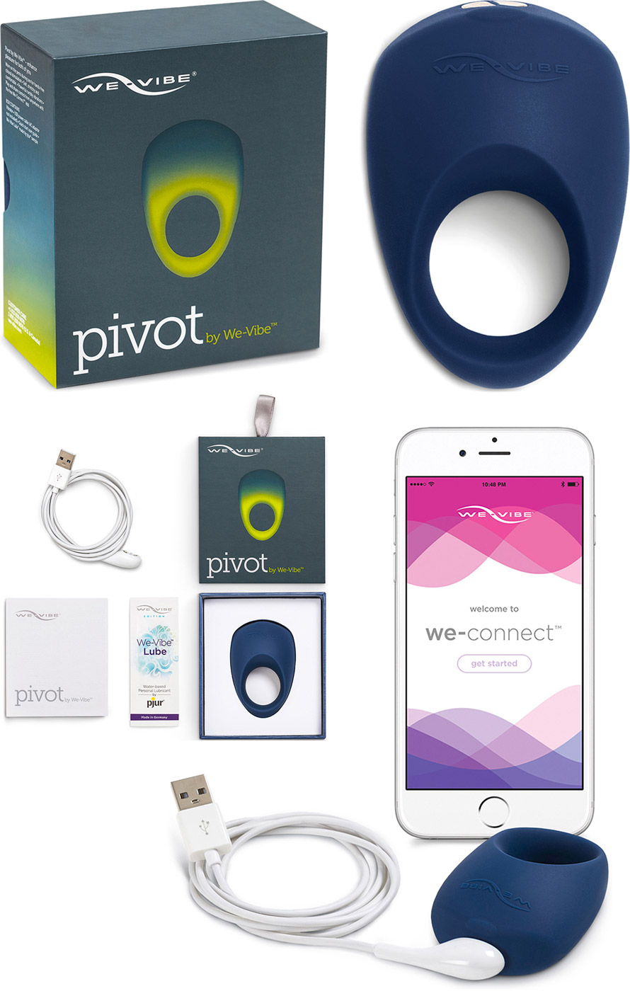 We-Vibe Pivot vibrating connected penis-ring