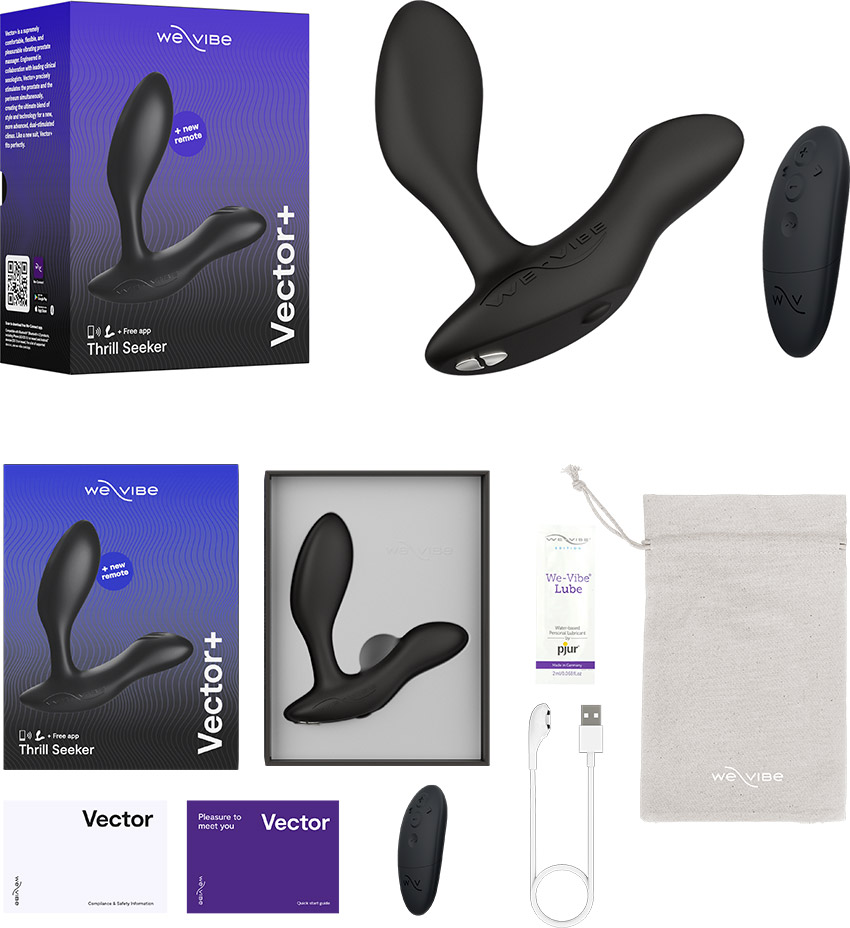 We-Vibe Vector+ | Prostate and perineum stimulating vibrator