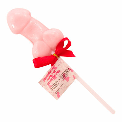 Willie Lollipop | Rosa Lutscher in Penisform | Erdbeergeschmack