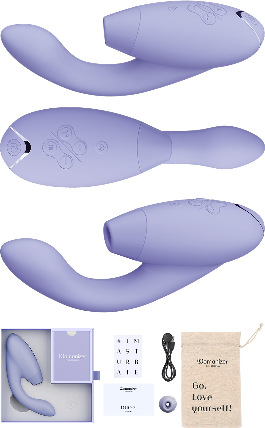 Womanizer DUO 2 (Stimolazione clitoridea e vaginale) - Lilla