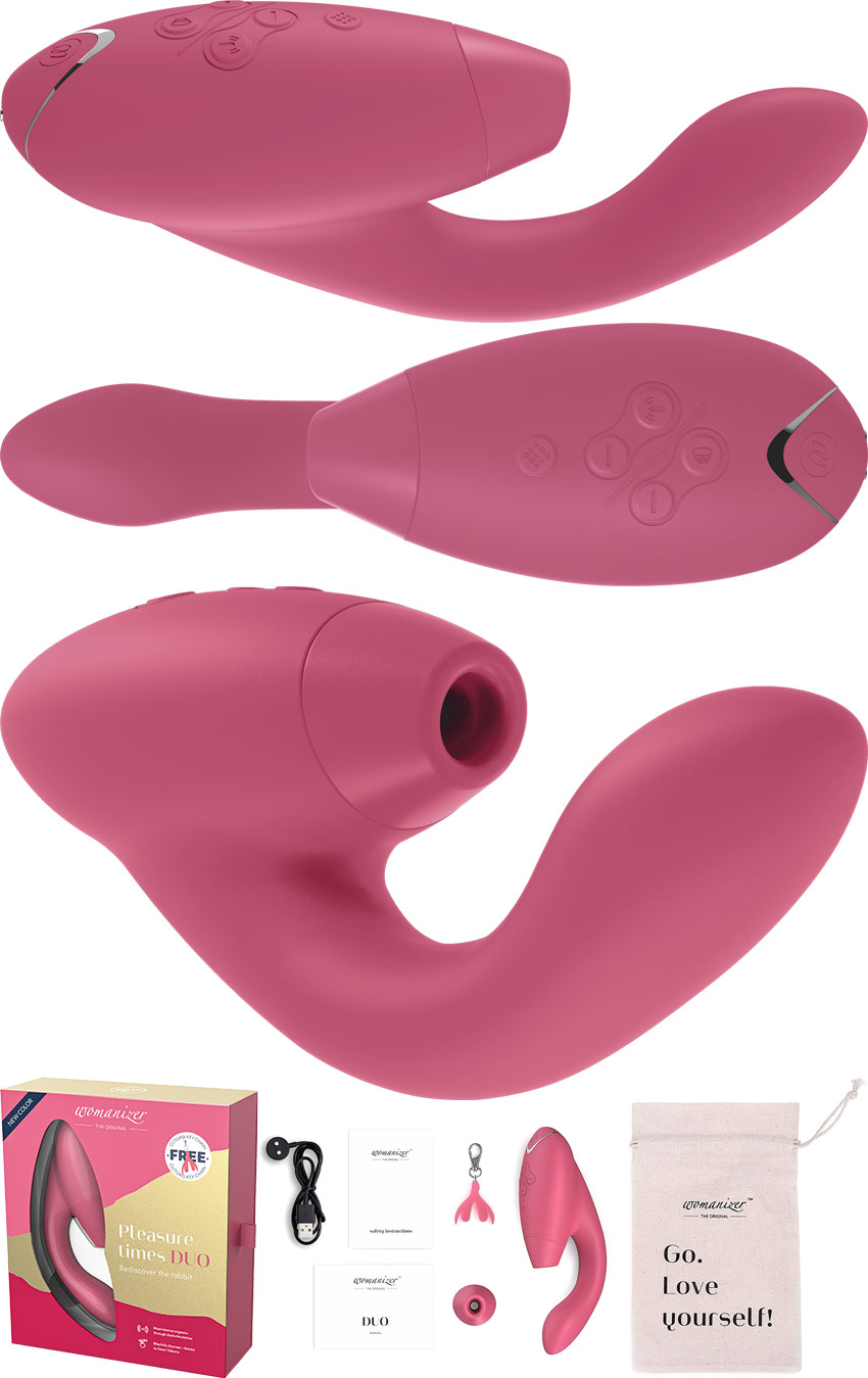 Womanizer DUO (Clitoral and vaginal stimulation) - Pink