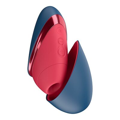 Womanizer Next | Stimulateur clitoridien compact | Bleu/Rouge