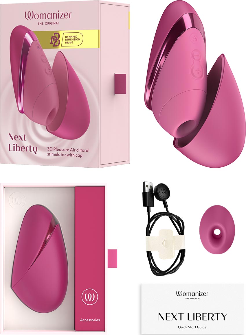 Womanizer Next Liberty - Kompakter Klitorisstimulator - Rosa
