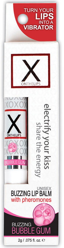 Sensuva "X On the Lips" Kissing Balm (for him & her) - Bubble Gum