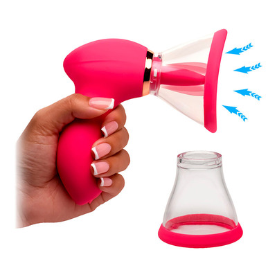 Plump Pleasure Lickgasm | Stimulateur clitoridien et pompe vaginale