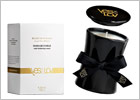 YESforLOV massage candle with a luscious fragrance