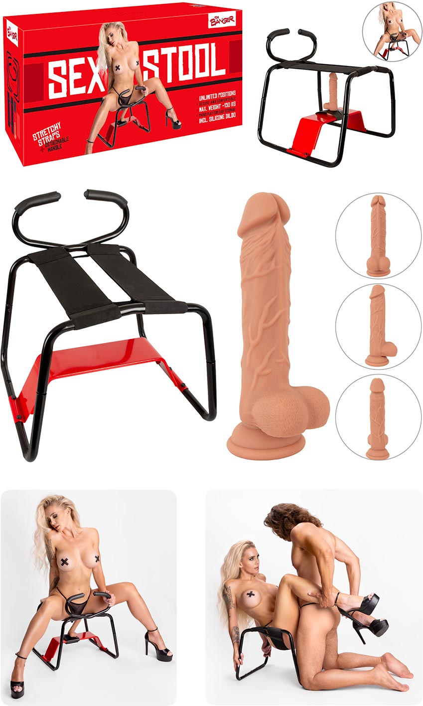 The Banger The Ultimate Sex Stool Erotikhocker mit Dildo