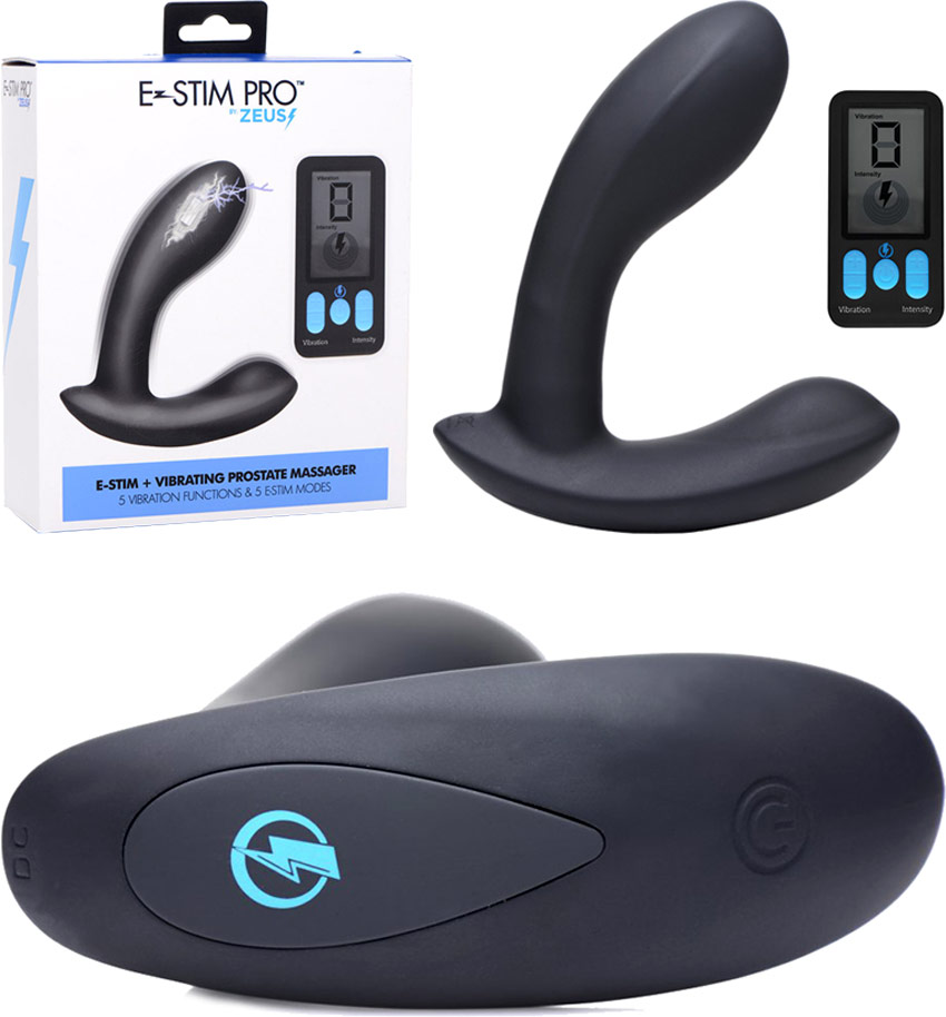 Zeus E-Stim Pro Prostata-Vibrator mit Elektrostimulation